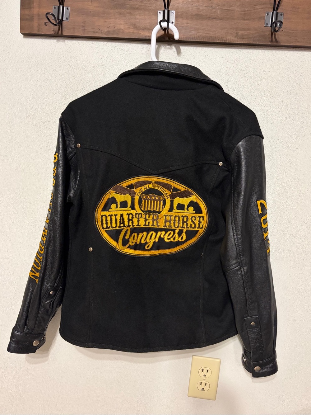 2014 AQHA AAQHC Congress Wool and Leather Jacket